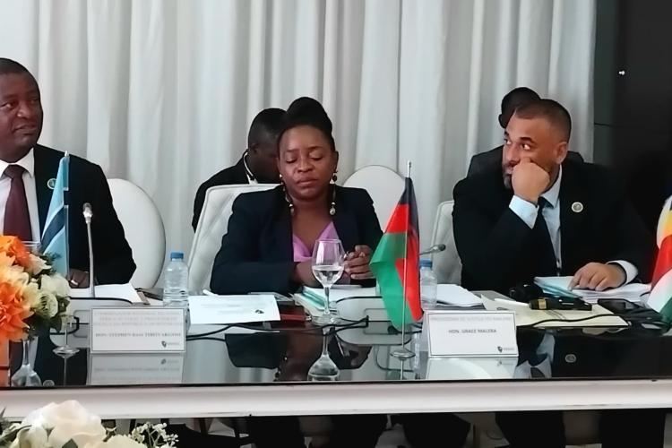 Leading the Malawi delegation - Hon. Malera 